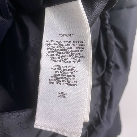 Columbia Black Puffer Down Feather Jacket Winter - Picture 5 of 8